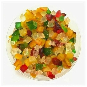 Цукаты "фруктовый салат" кубик 6х6 мм Italprod 250 гр
